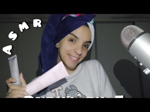 ASMR - LIMPEZA DE PELE ANTES DE VOCÊ DORMIR!