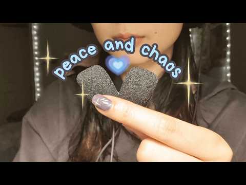 fast and aggressive asmr | roland mic pumping (peace and chaos) + foam cover fun