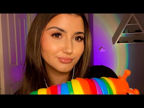 ASMR - RAINBOW FIDGET SLUG 🌈✨