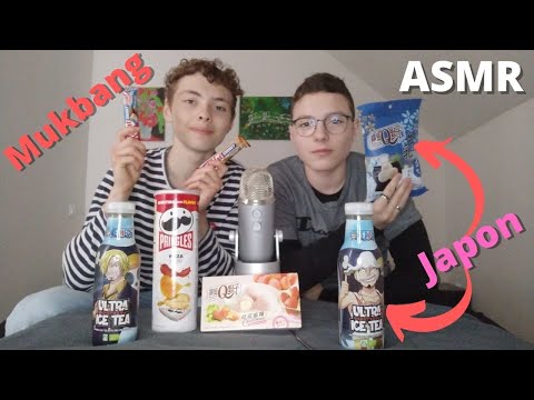 ASMR FR:🍥Mukbang avec mon frère🍥(produits japonais/américains)