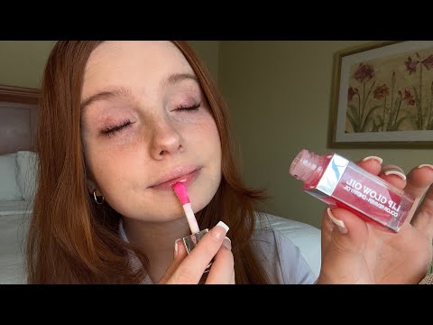 ASMR Lipgloss Application ♡ Lip Smacking, Mouth Sounds