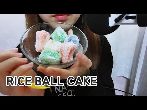 노토킹 ASMR 쫀득쫀득 과일 앙금 경단 이팅사운드 팥떡 먹방 fruit red bean rice cake mochi Sticky Eating sounds Mukbang