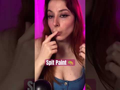 IG ivannabrookes #spitpaint #mouthnoises #redhead #soothingasmr