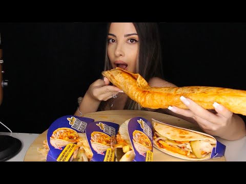 HATAY USULÜ TAVUK DÜRÜM  | TÜRKÇE ASMR MUKBANG