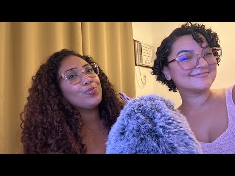 ASMR: MINHA AMIGA FAZENDO O PRIMEIRO ASMR 