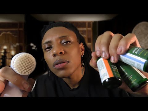 Doing Your Facial Skincare Treatment ASMR | Stress Relief (Personal Attention)