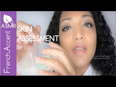 ASMR Skincare & skin Assessment exam role play Soft Spoken Personal attention [french accent asmr]