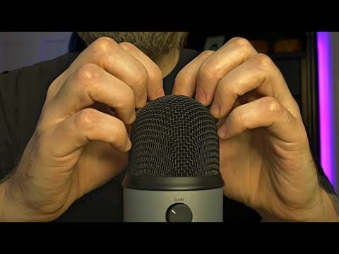 ASMR - Intense Mic Touching Sounds - Scratching, Tapping, and Velcro Triggers