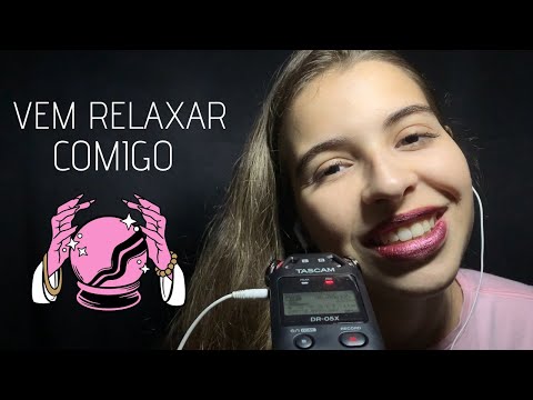 ASMR LIVE: Gatilhos Intensos e Música Relaxante