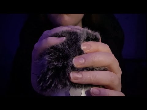 ASMR Fluffy Mic Massage and Scratching for a Deep Sleep (no talking)