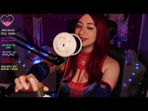❤️ ASMR CON LA MARYJANE 🕷️ LIVE 💙 EN VIVO !s !tip !cofres !earlicking