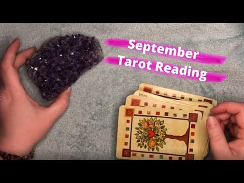 ASMR Monthly Tarot Card Reading - September 2022 - Pick from Three