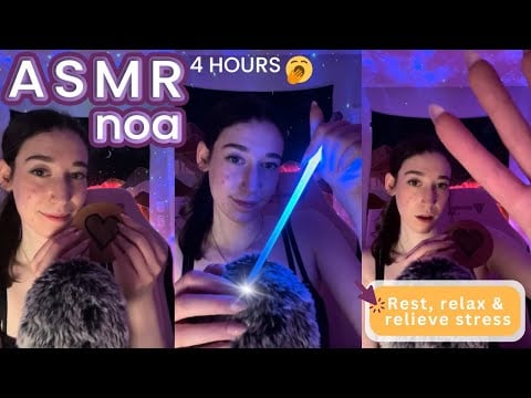 Whispers, Tapping, Clicking+ | 4 HOURS of comfy and cozy #asmr to help you fall asleep 💕| live #132