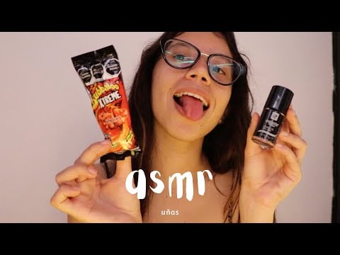 ASMR haciéndome las uñas *con paleta*