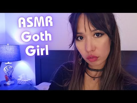 Playing trivia game with ASMR goth girl Rain Sound