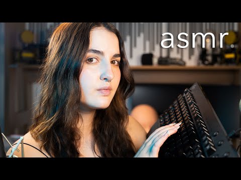 asmr en español - Entrevista de Trabajo INCOMODA (teclado, preguntas) Ale ASMR para DORMIR profundo