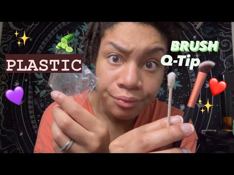ASMR - Q tip Cleaning & Plastic Brushing (Amena)