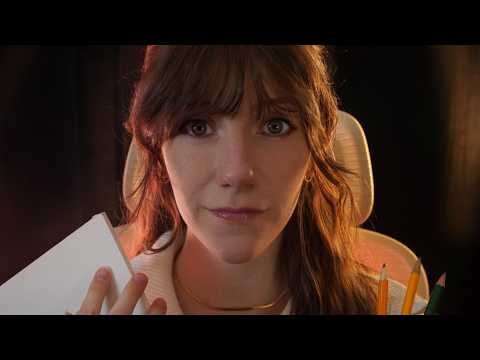 Intensely Studying & Sketching Your Face ASMR