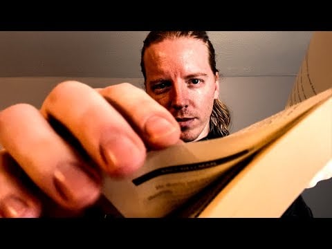 ASMR Giving Books A Massage