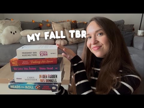ASMR My Fall TBR 📚🍂 (Book Tapping, Page Flipping, Page Turning, Paper Sounds, Tracing, Whispering)