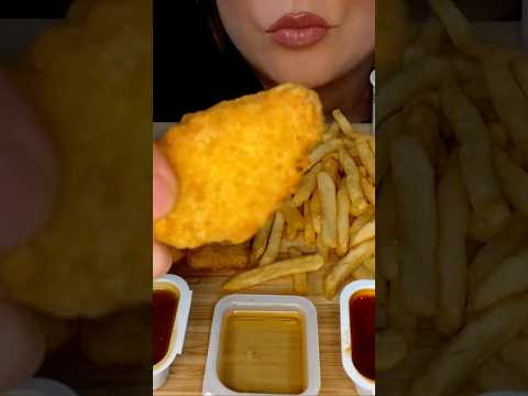 MCDONALD’S NUGGETS & FRIES #asmr #chicken #food