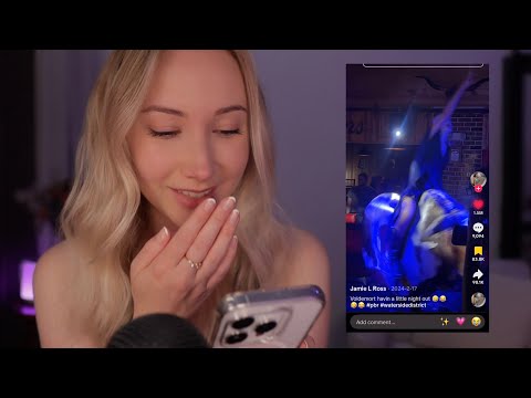 ASMR (kind of) | Whisper Reacting to TikToks that Make Me Laugh 🤣✨