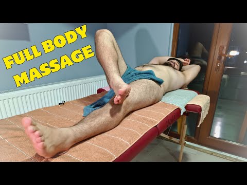 FULL BODY TURKIS ASMR SPORTS THERAPY MASSAGE- CHEST,LEG,FOOT,ARM,BACK,BELLY MASSAGE