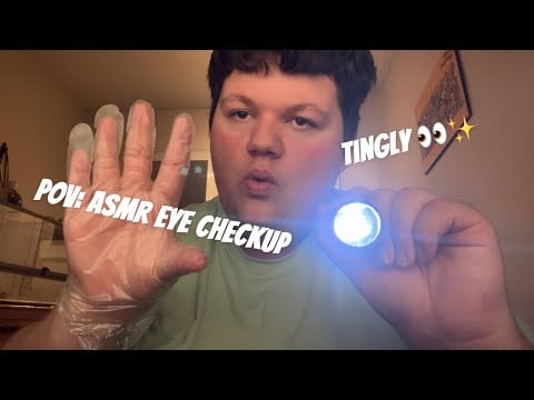 ASMR | POV Eye Checkup 👀🥼 (mouth noises)
