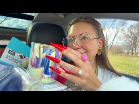 asmr/ product empties with extra LONG nails💅🏼❤️  (1 hour long)