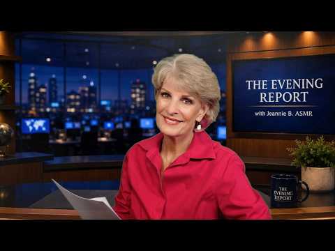 ASMR Evening News | A Little Good News in a Noisy World