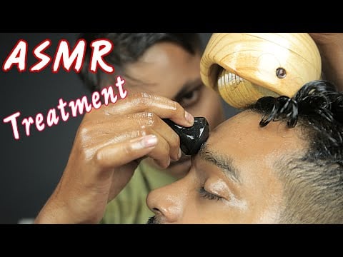 ASMR Heavy Oil Head Massage For Sculp Treatment | Heavy Oil Massage Is Good For Sculp | Neck Crack