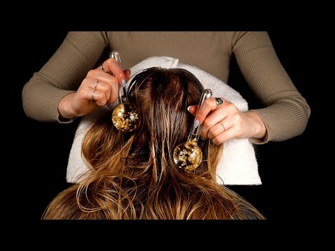 ASMR | Sleep inducing SCALP MASSAGE with oil on a real person [Tingly Friday] - soft spoken Flemish