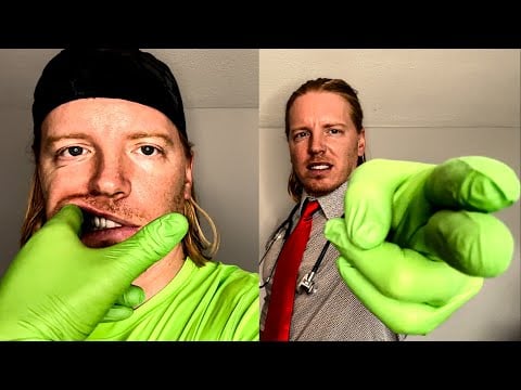 What ASMR Is Actually Like | ASMR Cranial Nerve Exam But Everything Is Wrong