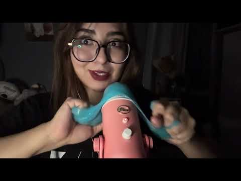 ASMR Con Slime para que duermas a gusto 😴