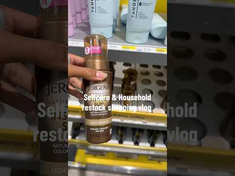 Let’s do some Self care and Household  shopping #selfcare #vlog  #shorts #targetfinds
