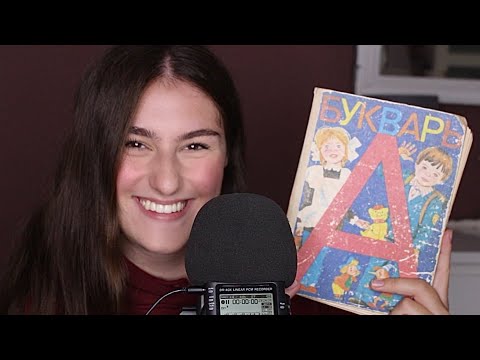 [ASMR]TEACHING YOU RUSSIAN // whispering //(German/deutsch)