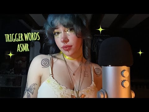 Repeating Trigger Words ASMR | Hand Sounds, Mouth Sounds, Whispering