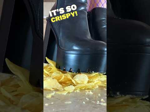 Soul Saviours vs. Fast-Food! Oddly Satisfying Boots Crushing! ASMR