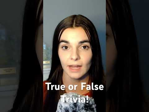 ASMR 5 True or False Trivia Questions!