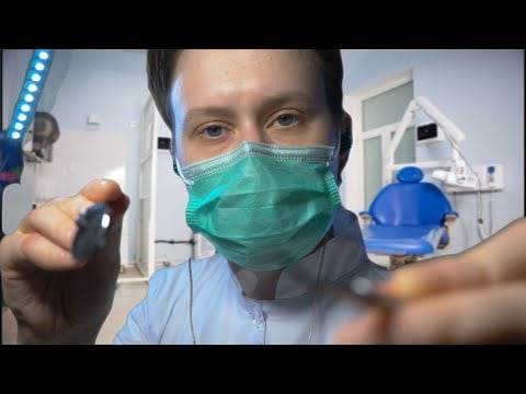 ASMR Dentist Does Your Tooth Filling