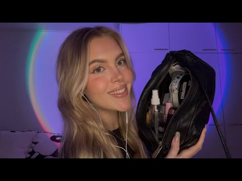 ASMR what's in my *very tingly* bag 👜