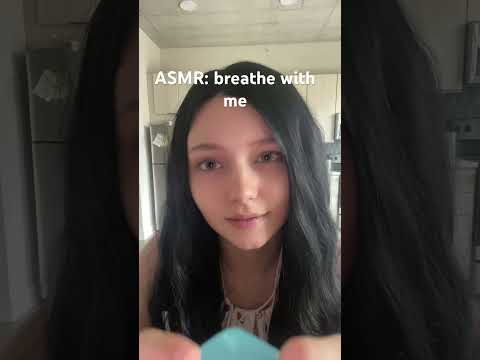 breathe with me 🤍#asmr #girlfriendasmr #breathing #calm #sleepasmr