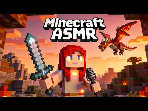 Fall asleep while I play Minecraft ASMR Gaming