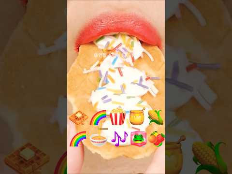 @AngelEATING777 asmr EMOJI FOOD ICE HONEY CHOCOLATE CANDY 이모지 먹방 얼음 꿀젤리 캔디 초콜릿 eating sounds