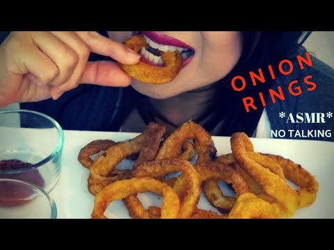 ASMR Tempura ONION RINGS Crunchy Crispy Eating Sounds | Christianna ASMR