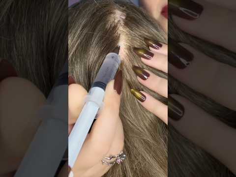 Scalp Treatment ASMR #asmr #satisfying #visualtingle #relaxing #relax #hair #tingles #asmrscratching