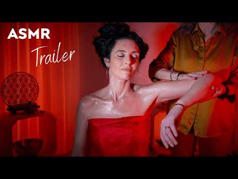 ASSAGGI di ASMR 🎬 TRAILER Massaggio Rilassante e Pulizia Energetica con Rosmarino ✨ Primo Chakra