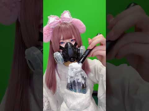 【ASMR】泡でASMR#shorts #asmr #asmr屋さん #四葉の抹茶