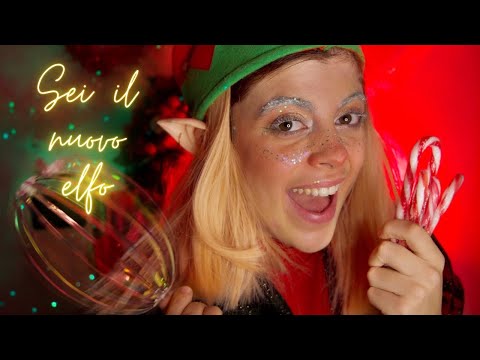 SEI IL NUOVO APPRENDISTA ELFO DI BABBO NATALE🎄 Roleplay di natale ASMR ITA