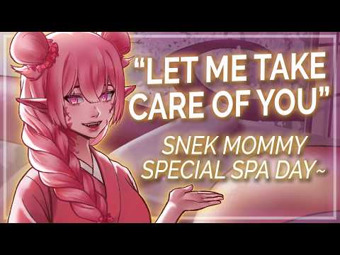 Lamia Masseuse Helps You to Relax 🐍 [Hypnotic] [Coiling] [Good Boy] II ASMR Binaural RP